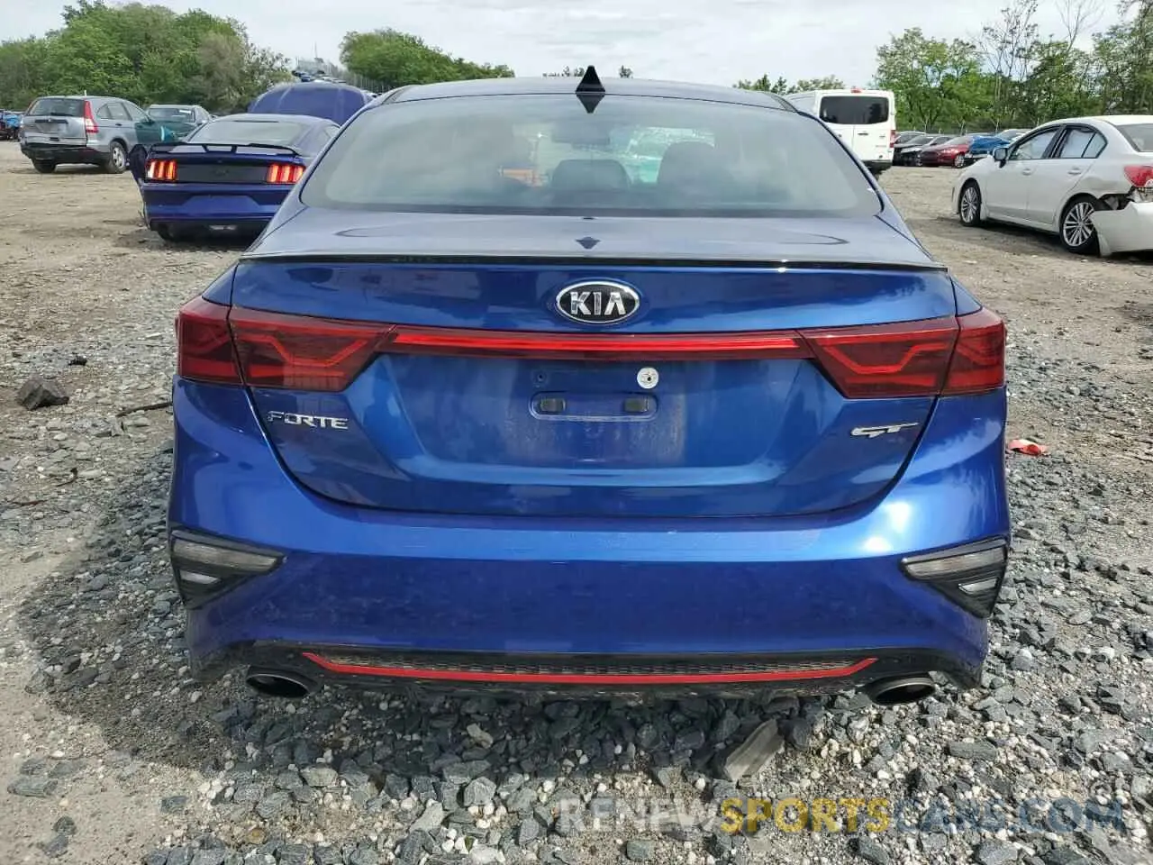 6 fotografías del automóvil dañado 3KPF44AC4LE167827 KIA FORTE 2020