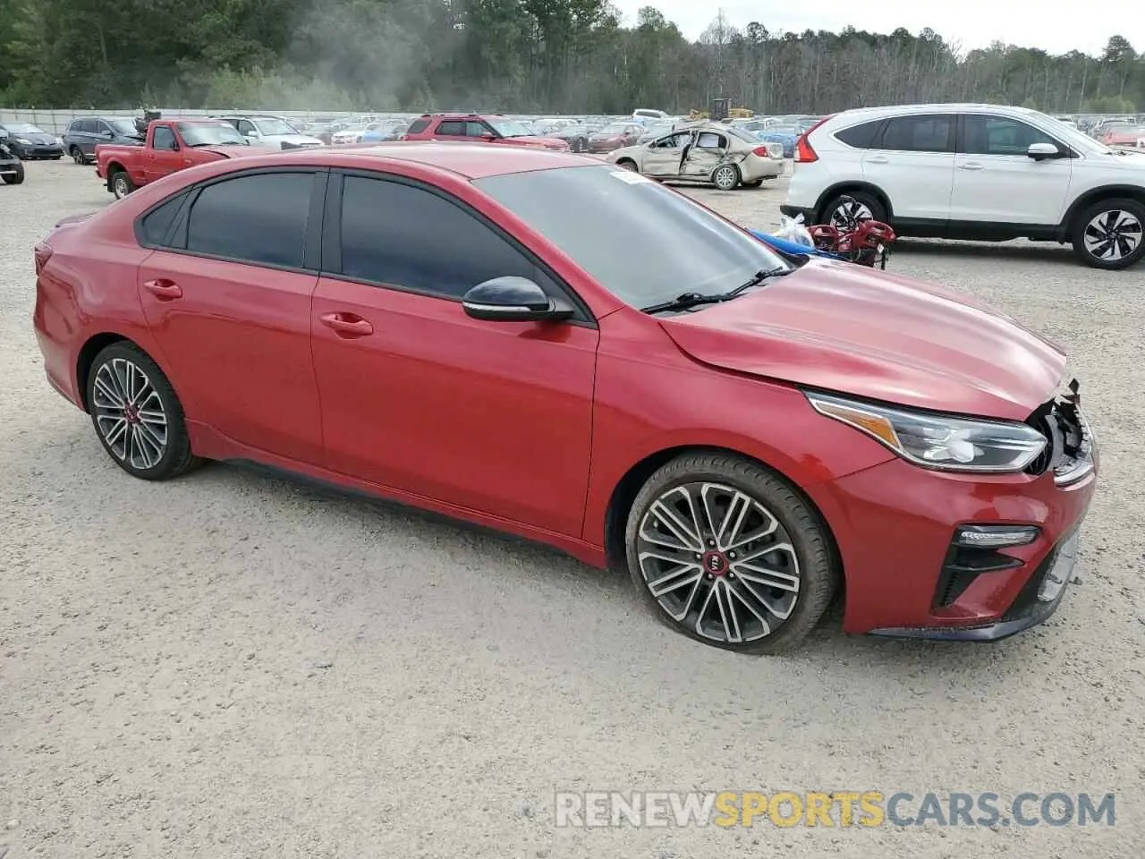 4 fotografías del automóvil dañado 3KPF44AC7LE240124 KIA FORTE 2020