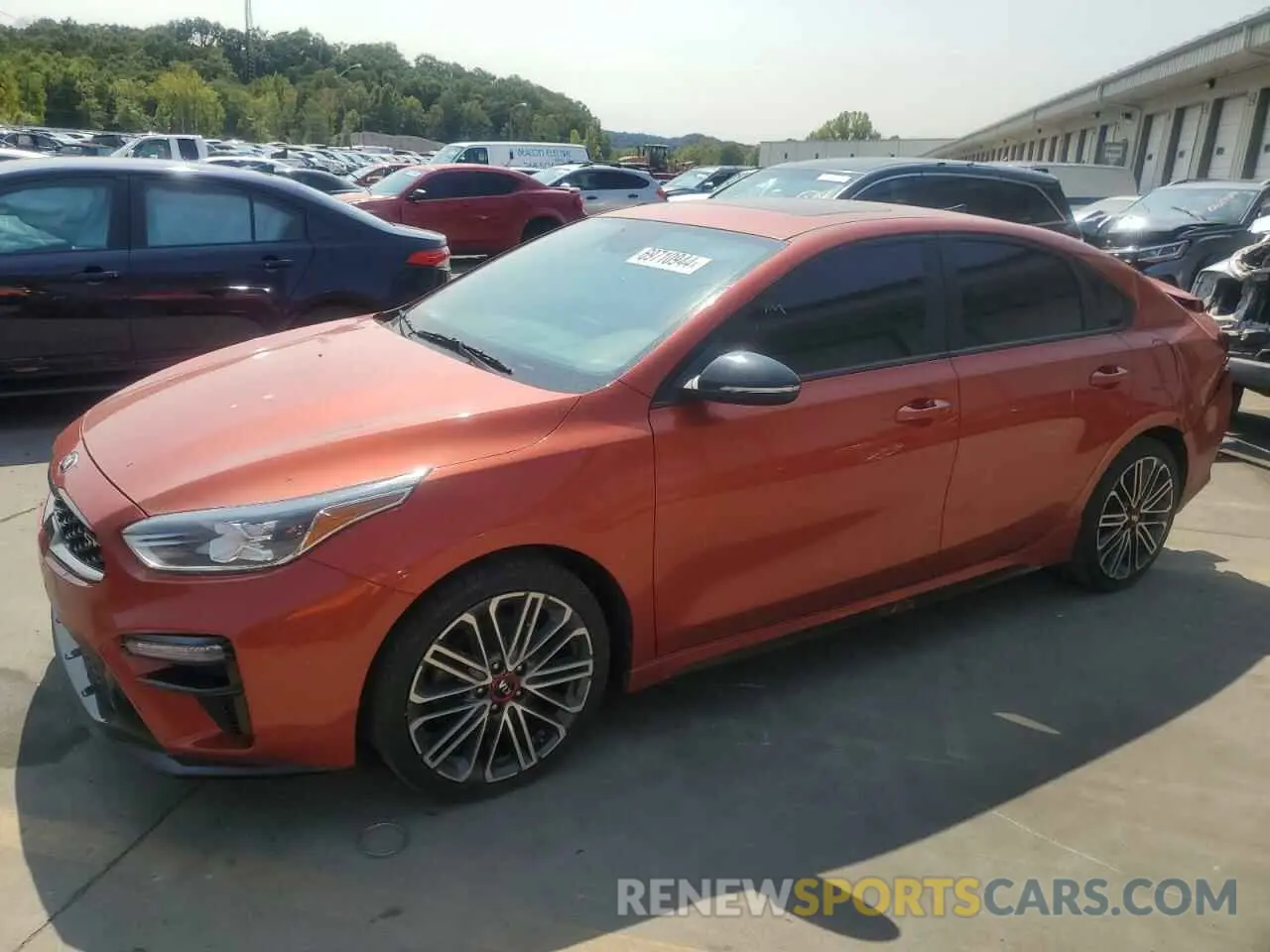 1 fotografías del automóvil dañado 3KPF44AC8LE171492 KIA FORTE 2020