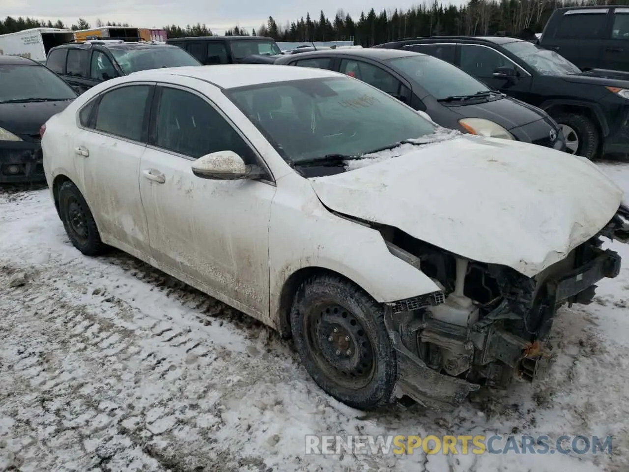 4 fotografías del automóvil dañado 3KPF54AD0LE227995 KIA FORTE 2020