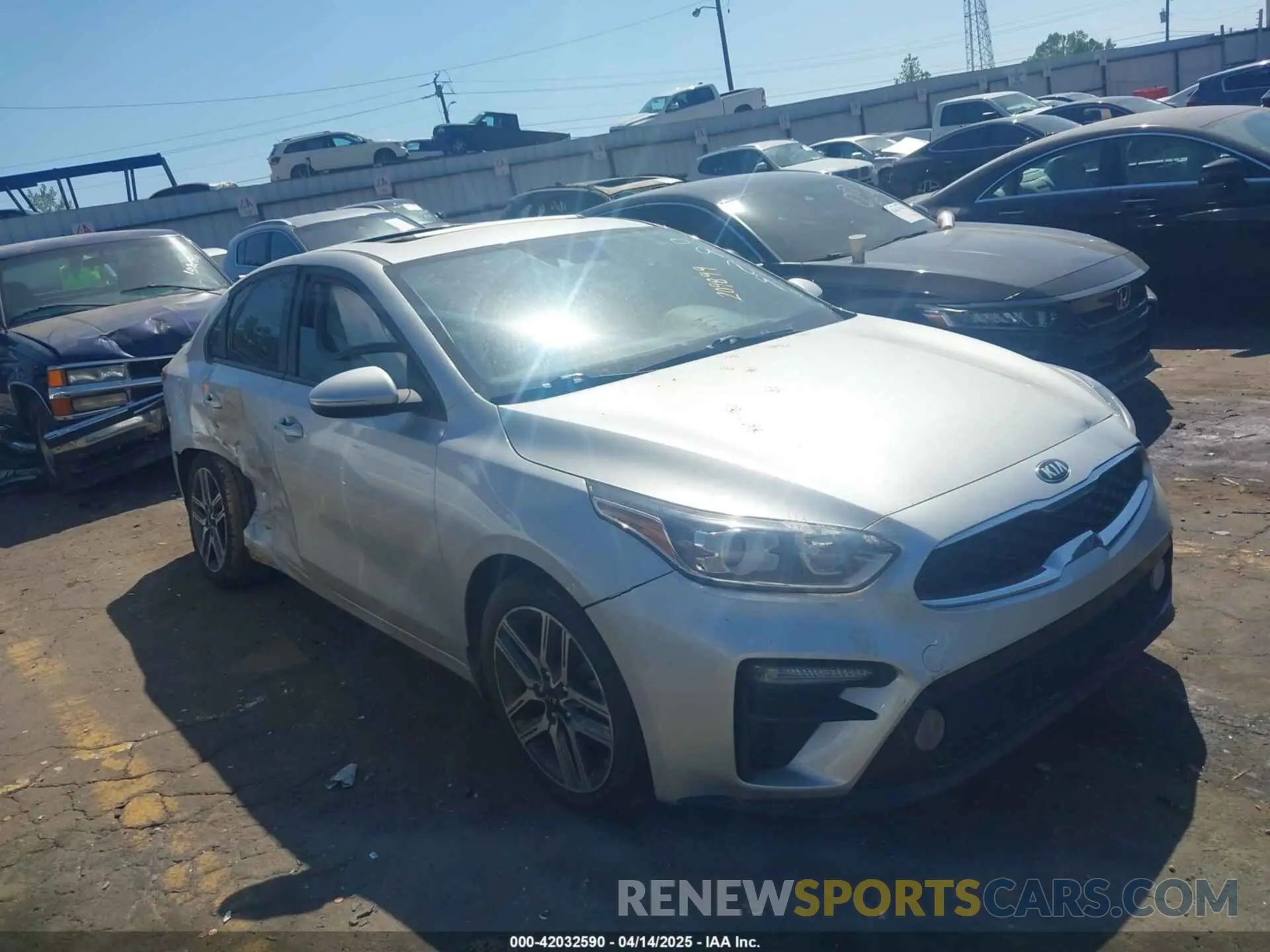 1 fotografías del automóvil dañado 3KPF54AD2LE209899 KIA FORTE 2020