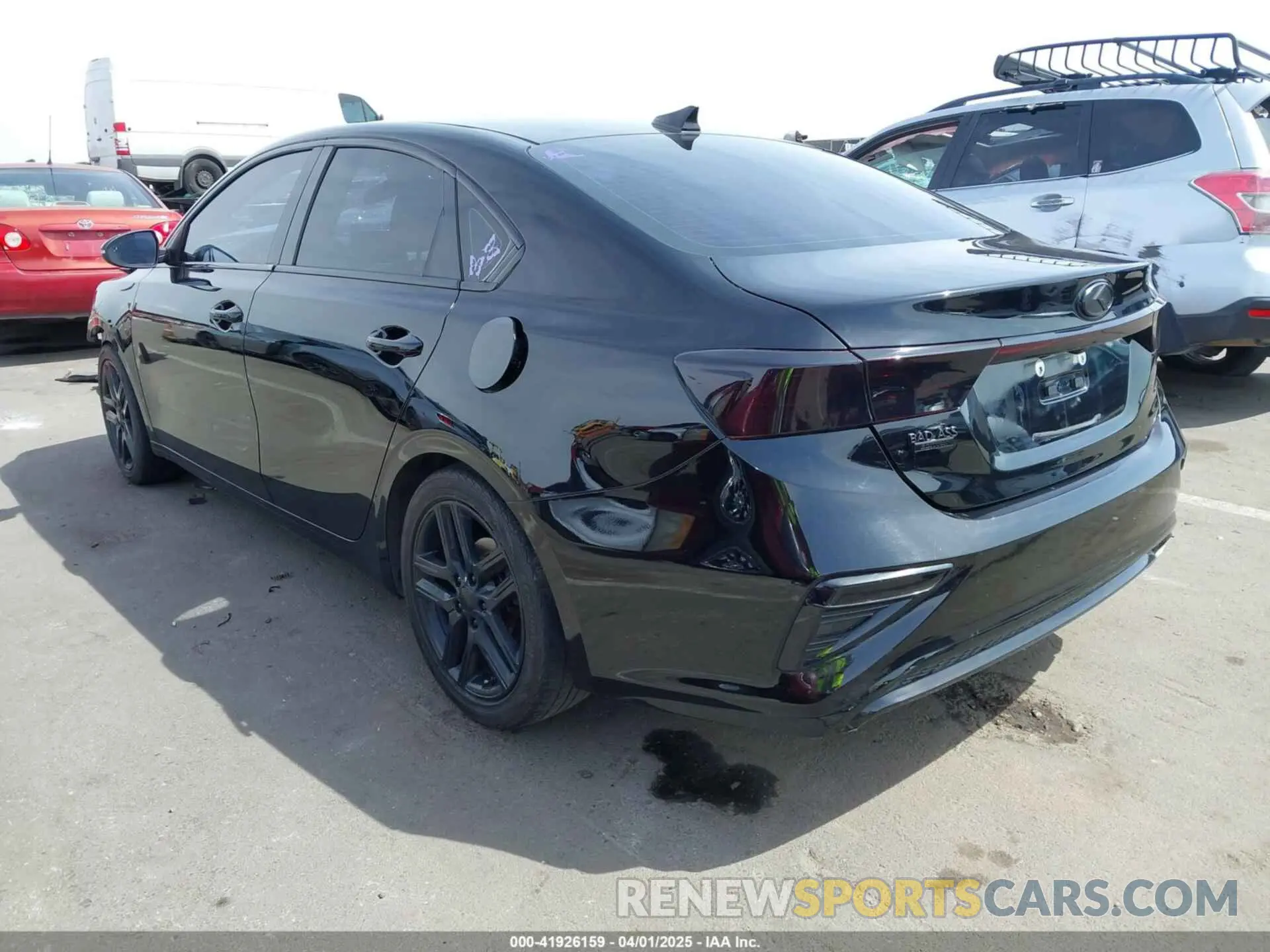 3 fotografías del automóvil dañado 3KPF54AD3LE190568 KIA FORTE 2020