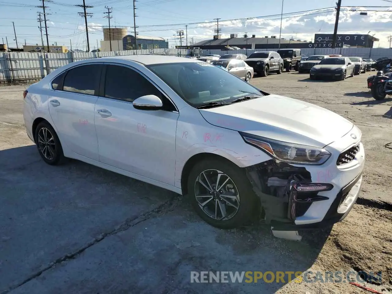 4 fotografías del automóvil dañado 3KPF54AD4LE253662 KIA FORTE 2020
