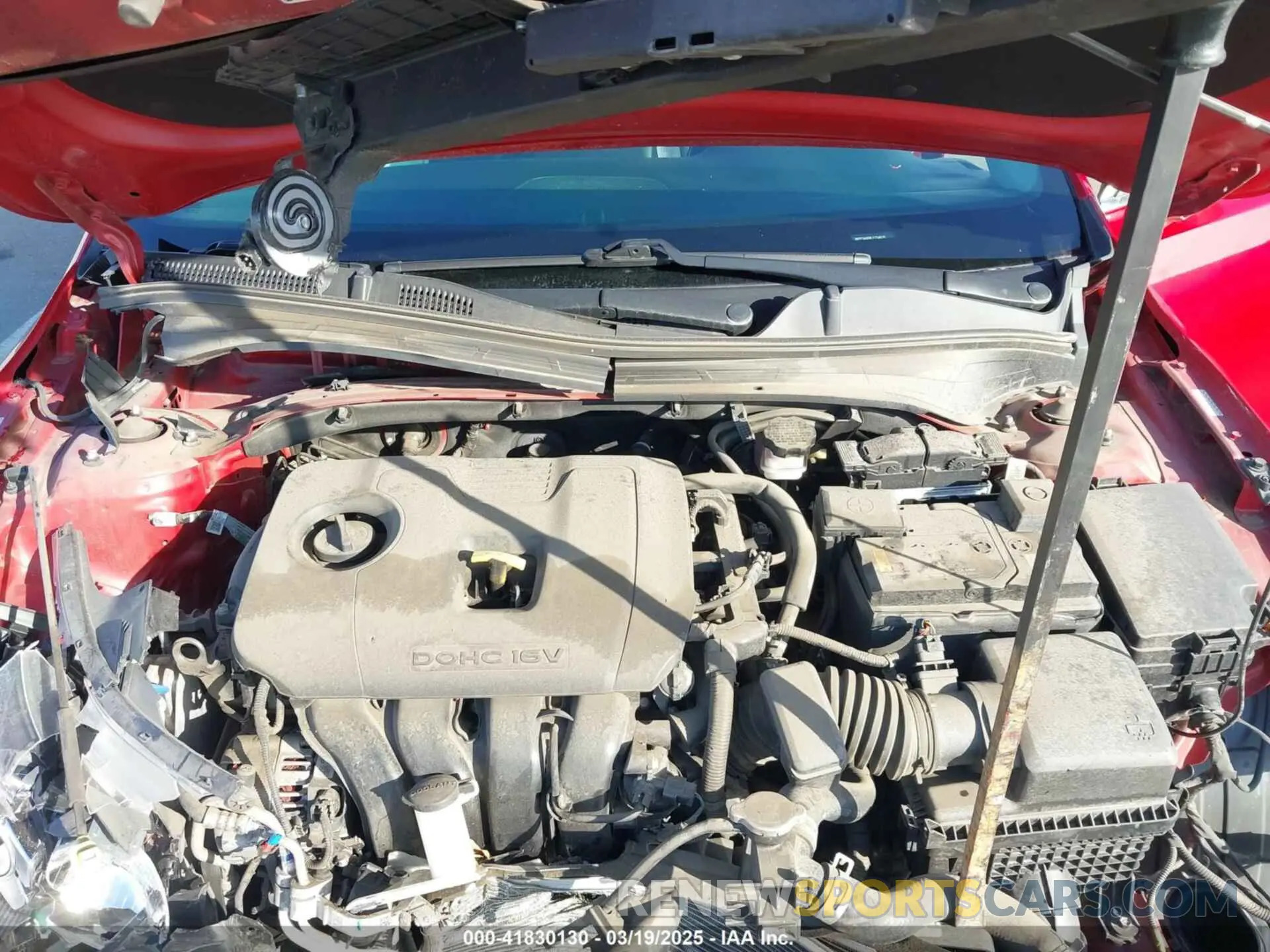 10 fotografías del automóvil dañado 3KPF54AD8LE254619 KIA FORTE 2020