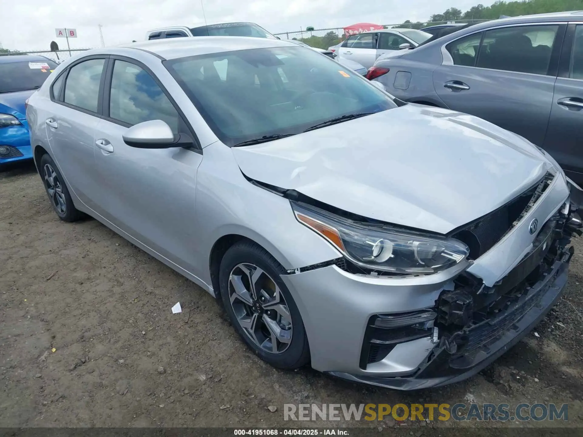 1 fotografías del automóvil dañado 3KPF24AD0ME275443 KIA FORTE 2021