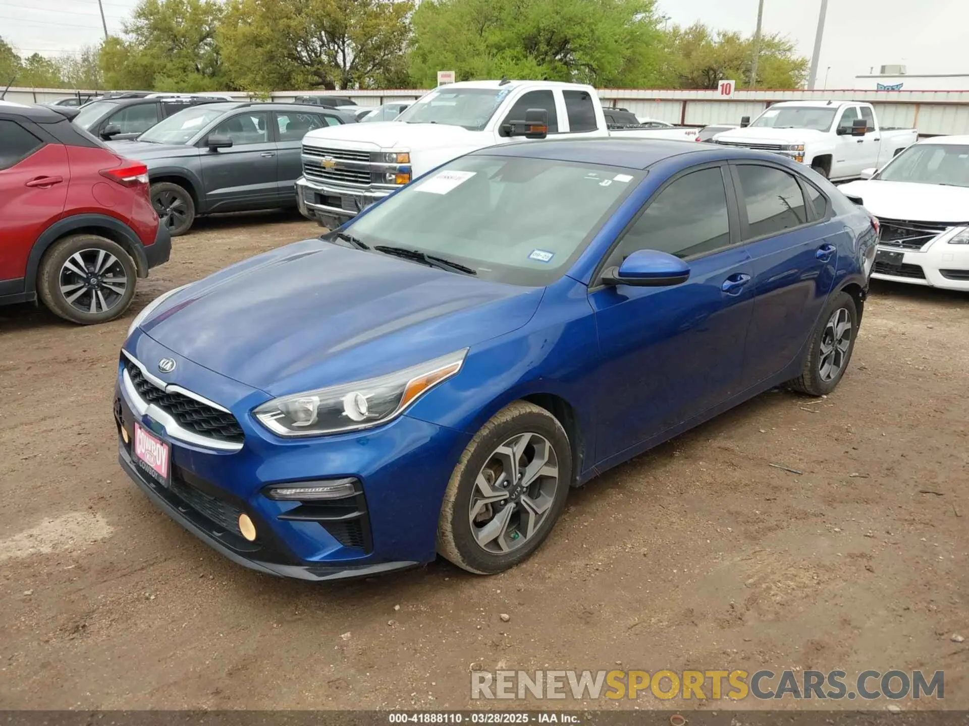 2 fotografías del automóvil dañado 3KPF24AD0ME288497 KIA FORTE 2021