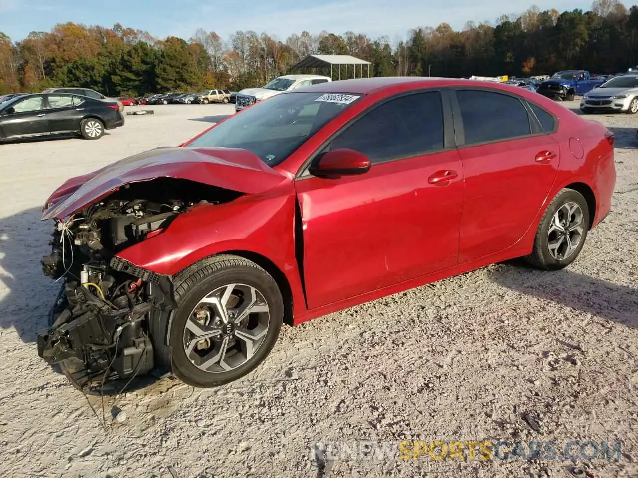 1 fotografías del automóvil dañado 3KPF24AD0ME309221 KIA FORTE 2021