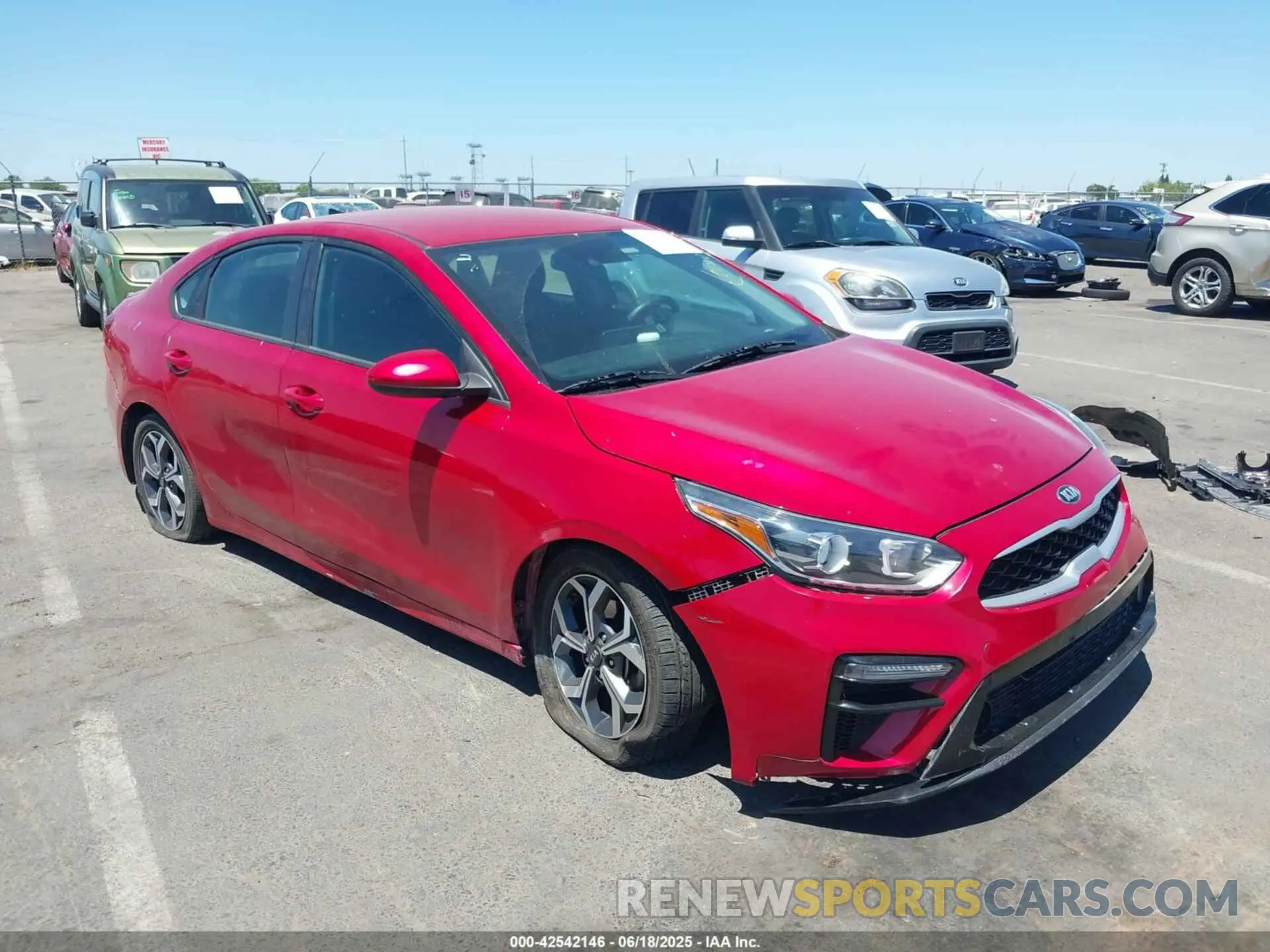 6 fotografías del automóvil dañado 3KPF24AD0ME330652 KIA FORTE 2021