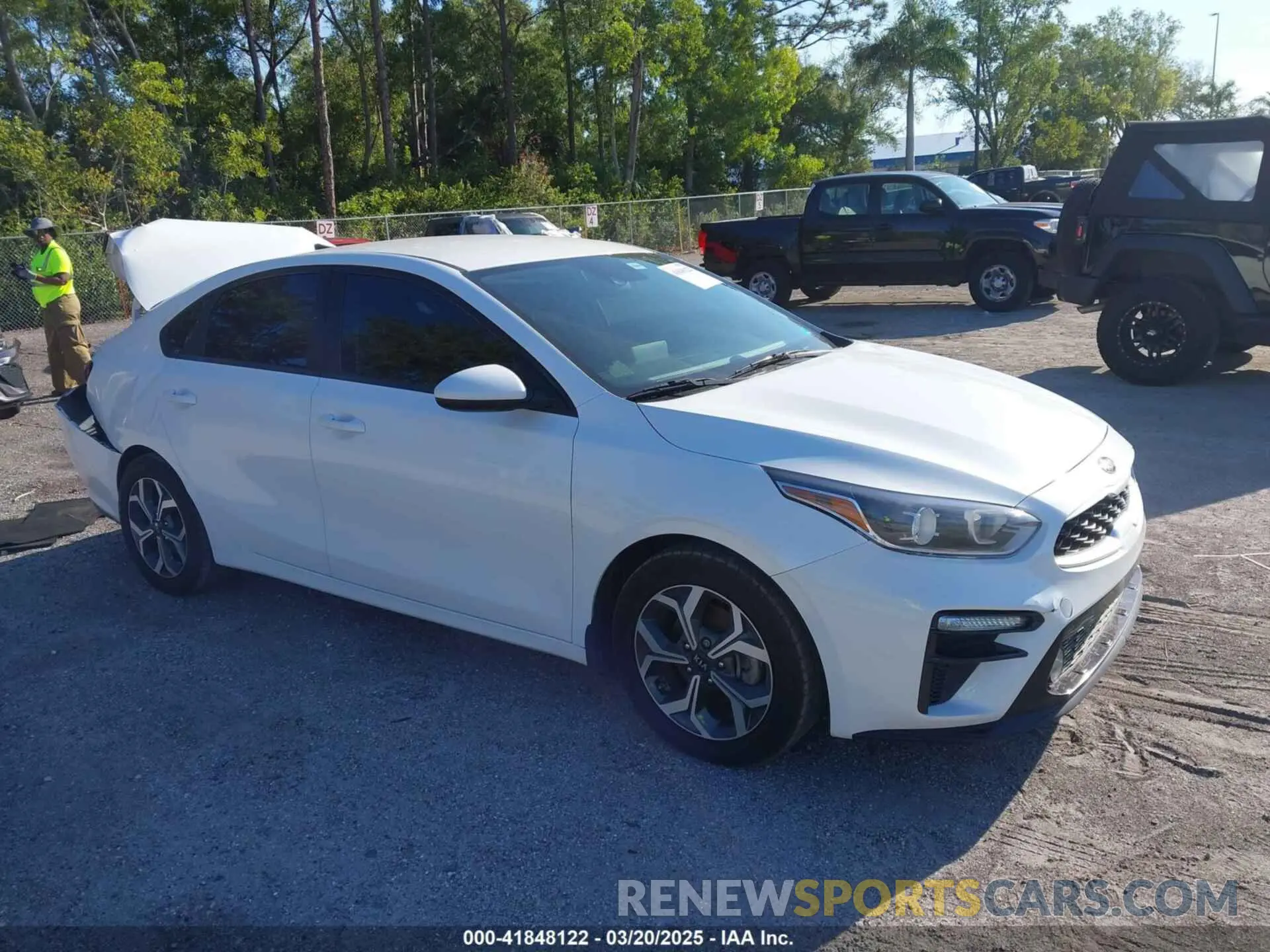 1 fotografías del automóvil dañado 3KPF24AD0ME344194 KIA FORTE 2021