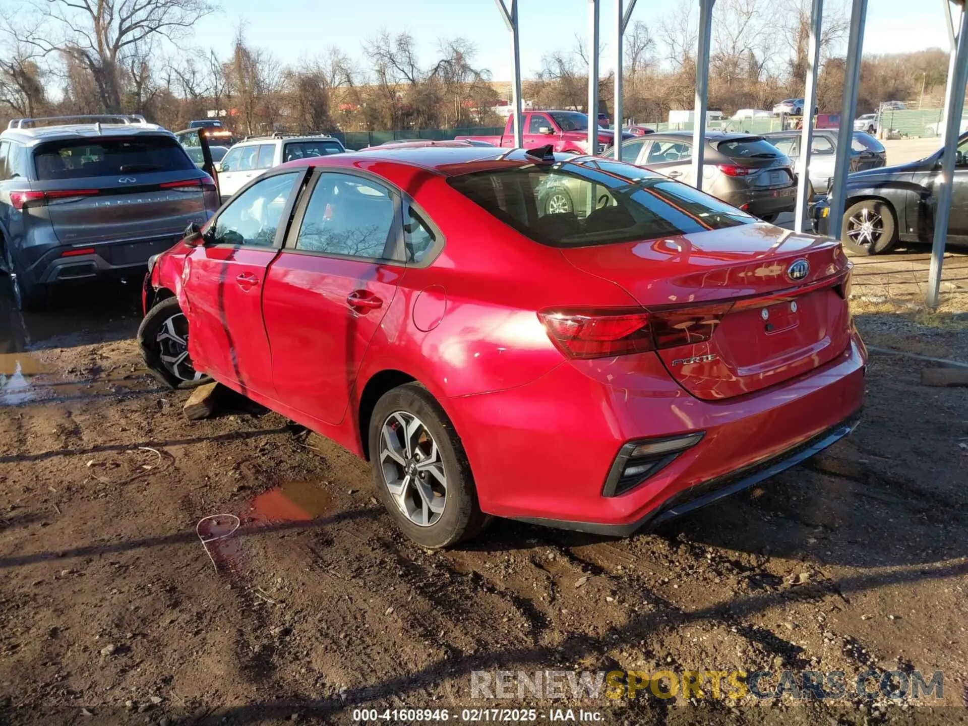 3 fotografías del automóvil dañado 3KPF24AD0ME351730 KIA FORTE 2021