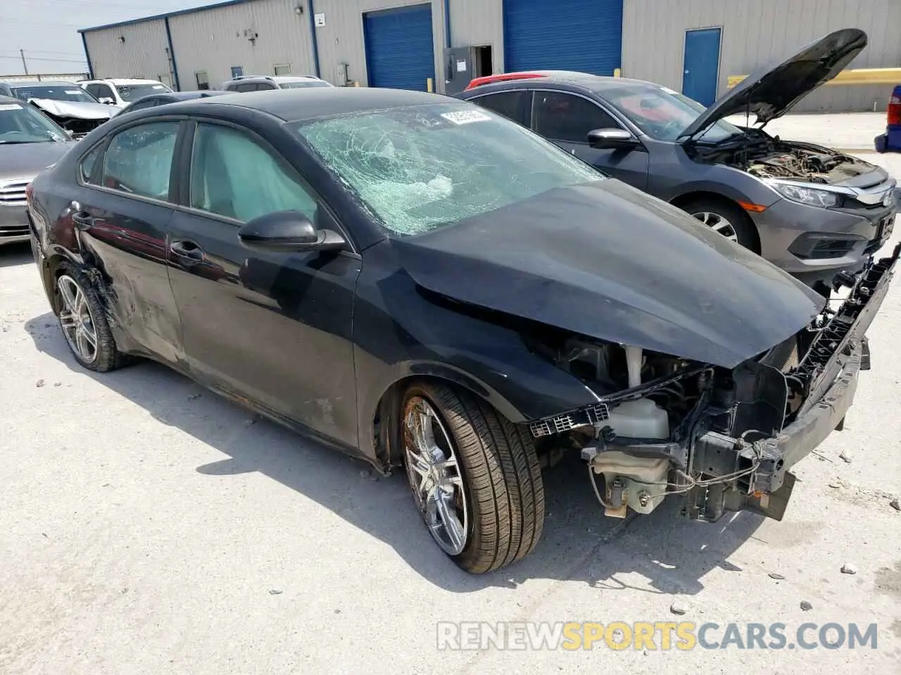 4 fotografías del automóvil dañado 3KPF24AD0ME407696 KIA FORTE 2021