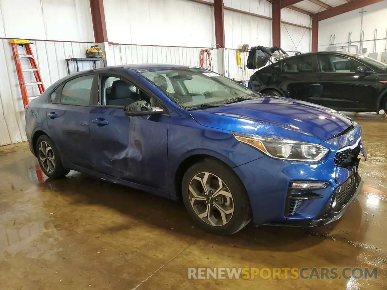 4 fotografías del automóvil dañado 3KPF24AD0ME408301 KIA FORTE 2021
