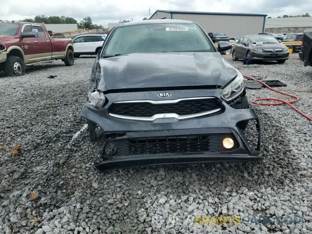5 fotografías del automóvil dañado 3KPF24AD1ME380802 KIA FORTE 2021