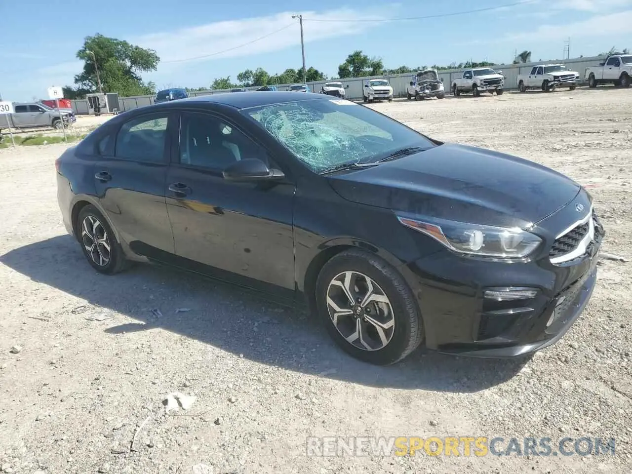 4 fotografías del automóvil dañado 3KPF24AD1ME412230 KIA FORTE 2021