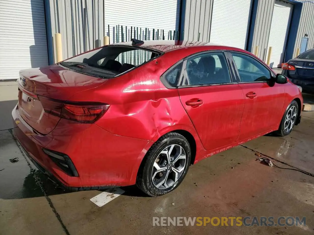 3 fotografías del automóvil dañado 3KPF24AD2ME305980 KIA FORTE 2021