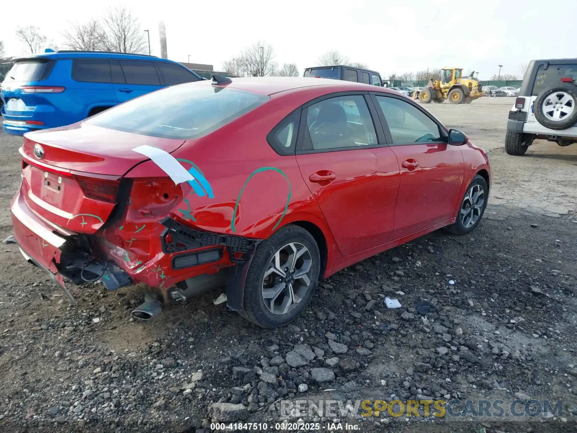 4 fotografías del automóvil dañado 3KPF24AD2ME325789 KIA FORTE 2021