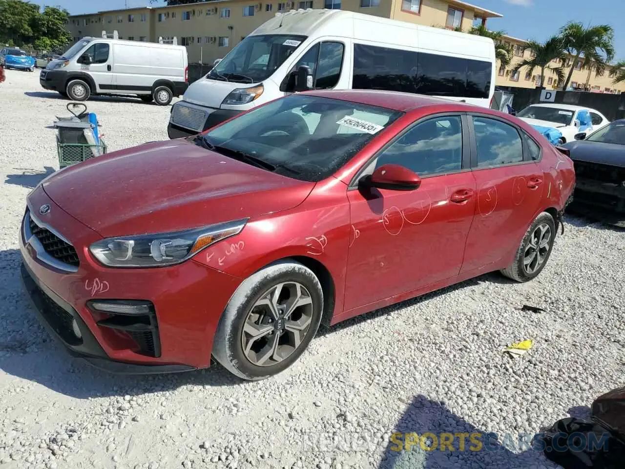1 fotografías del automóvil dañado 3KPF24AD2ME383594 KIA FORTE 2021