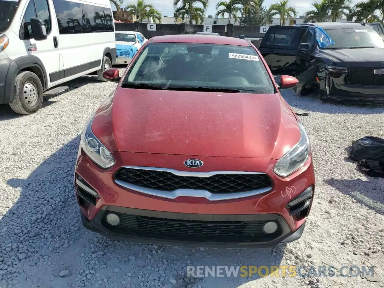 5 fotografías del automóvil dañado 3KPF24AD2ME383594 KIA FORTE 2021