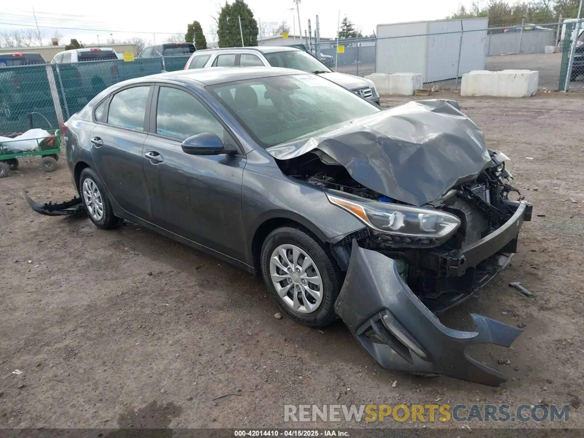 1 fotografías del automóvil dañado 3KPF24AD3ME303347 KIA FORTE 2021