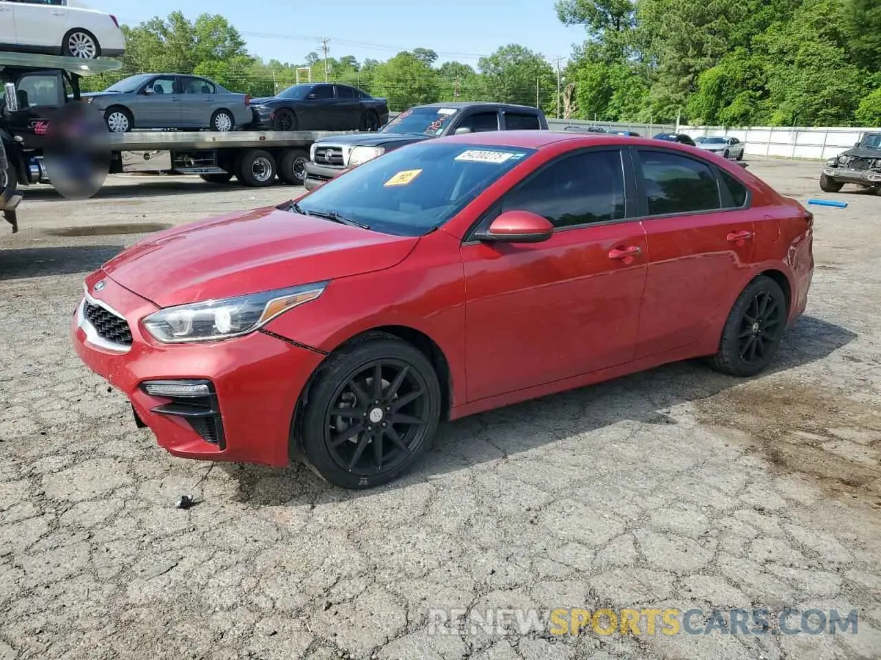 1 fotografías del automóvil dañado 3KPF24AD3ME316096 KIA FORTE 2021