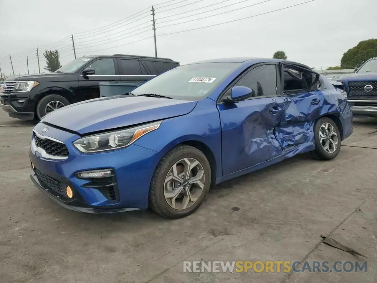 1 fotografías del automóvil dañado 3KPF24AD3ME369879 KIA FORTE 2021