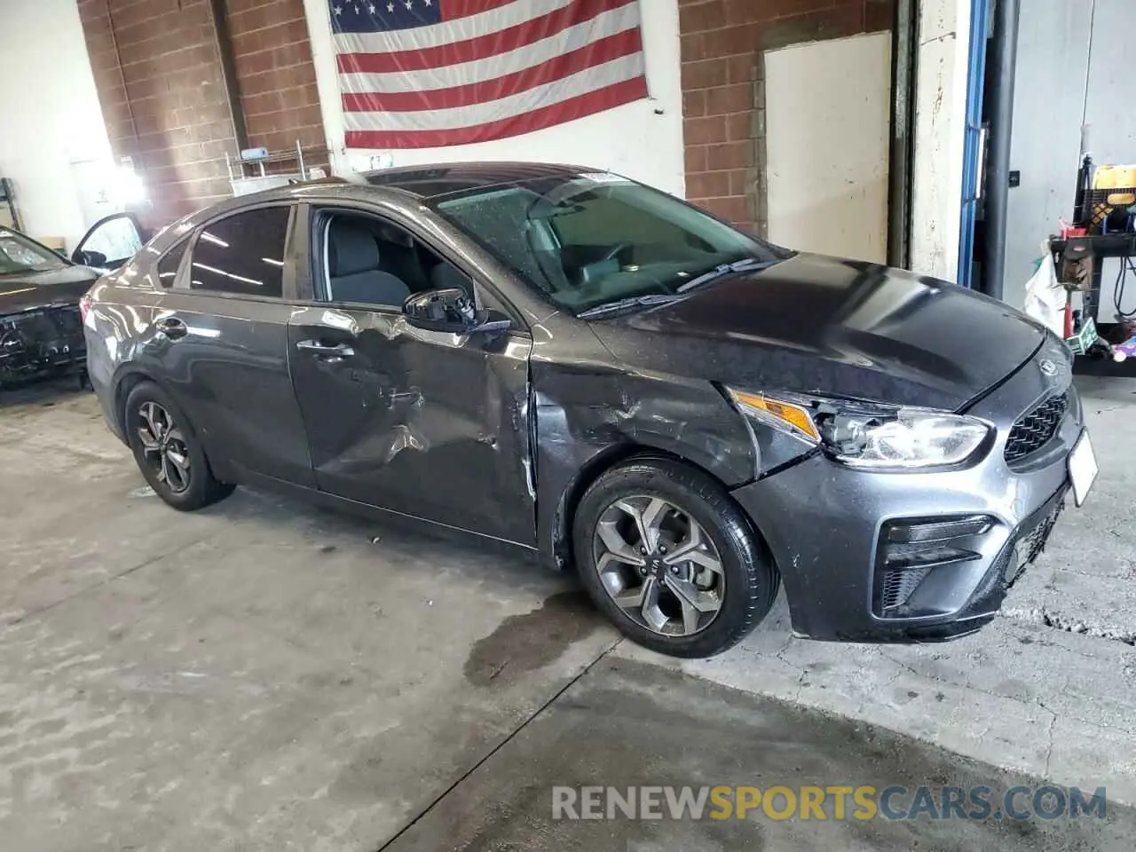 4 fotografías del automóvil dañado 3KPF24AD3ME407868 KIA FORTE 2021