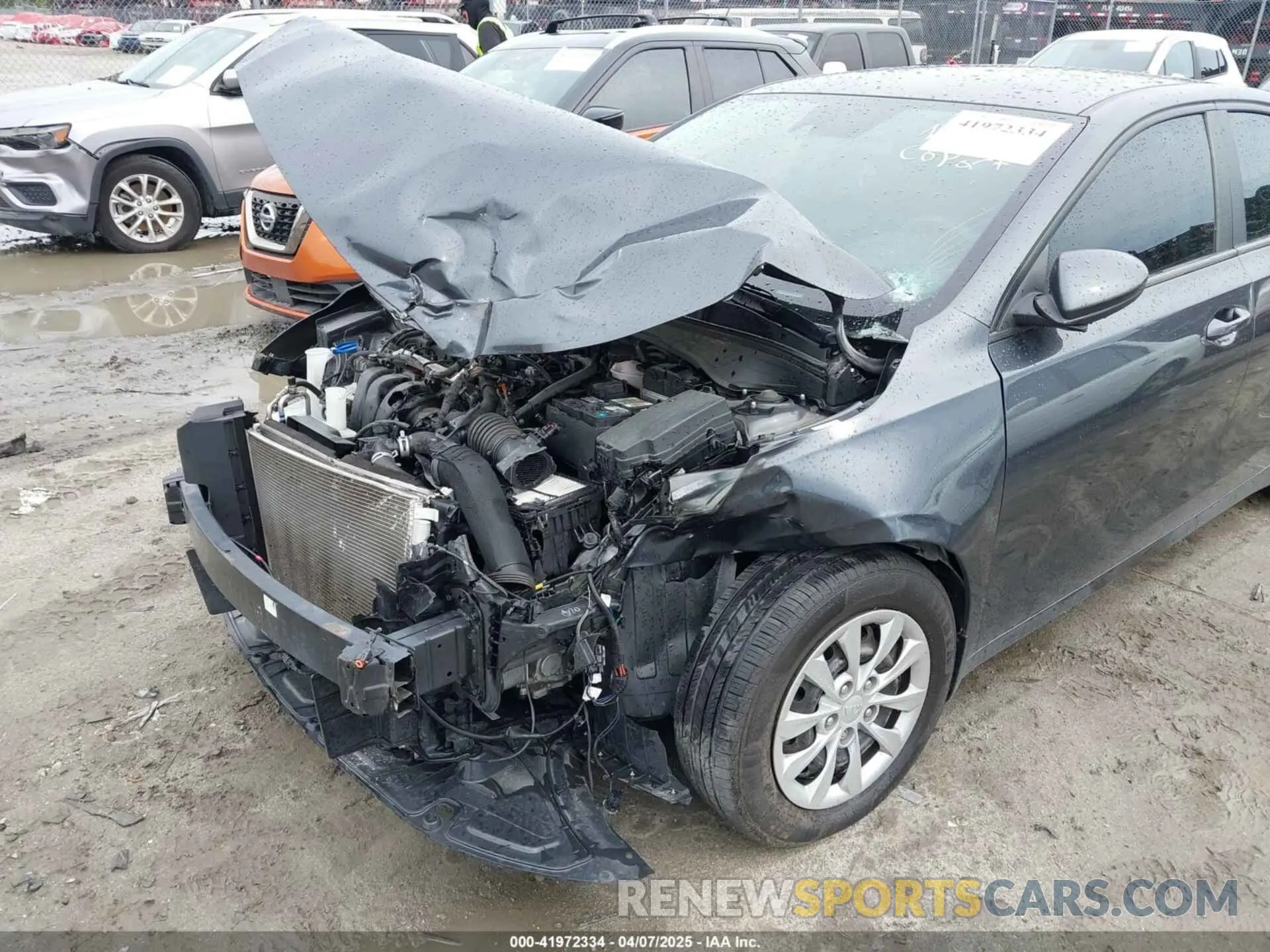6 fotografías del automóvil dañado 3KPF24AD4ME266471 KIA FORTE 2021