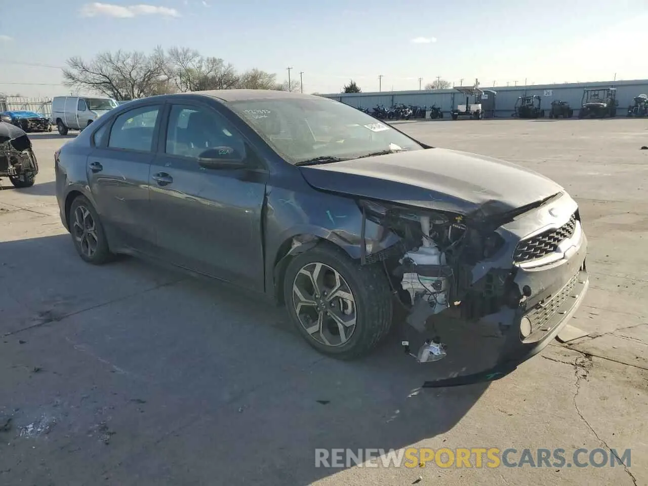 4 fotografías del automóvil dañado 3KPF24AD4ME307259 KIA FORTE 2021
