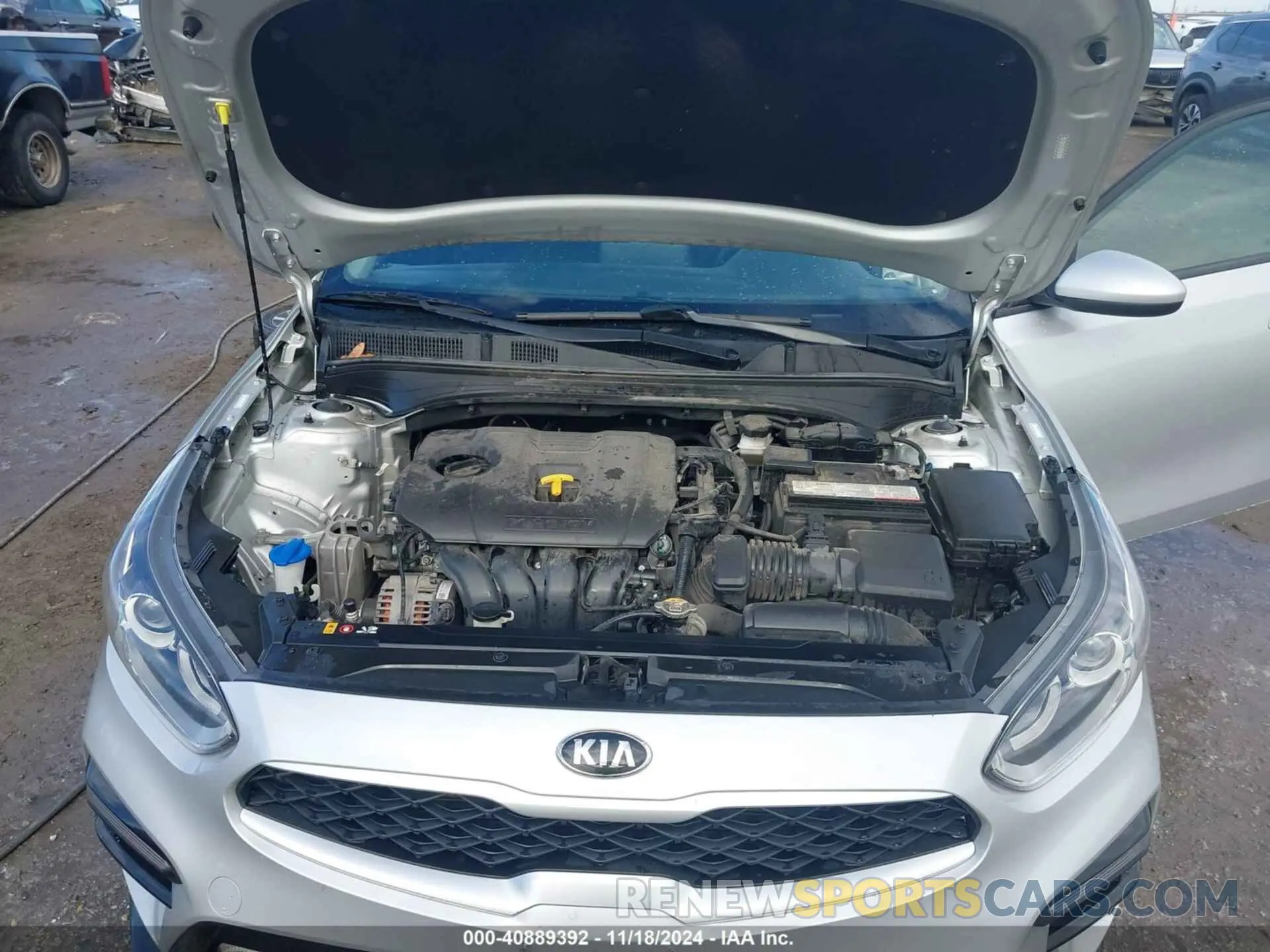 10 fotografías del automóvil dañado 3KPF24AD4ME338334 KIA FORTE 2021