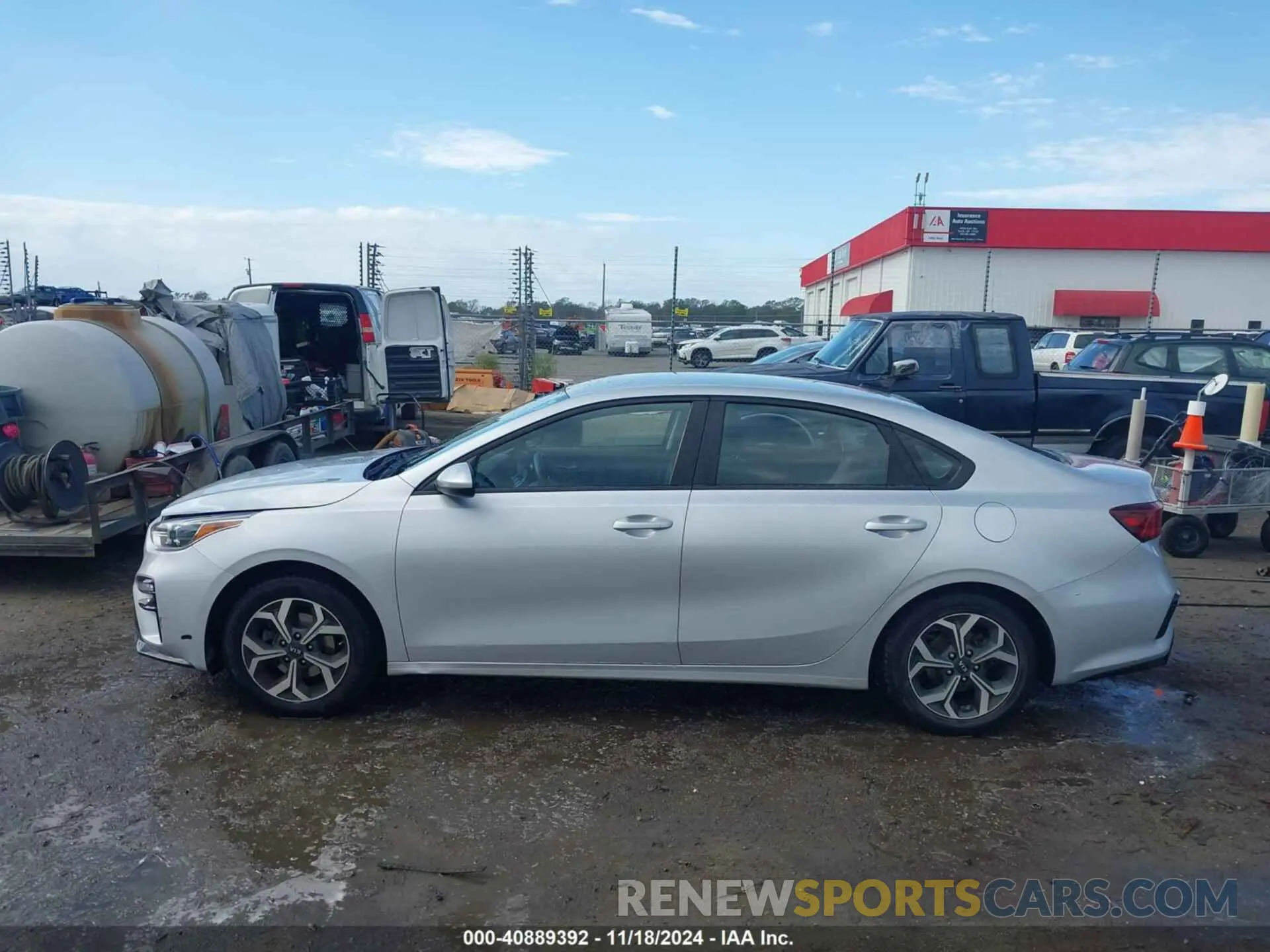 14 fotografías del automóvil dañado 3KPF24AD4ME338334 KIA FORTE 2021