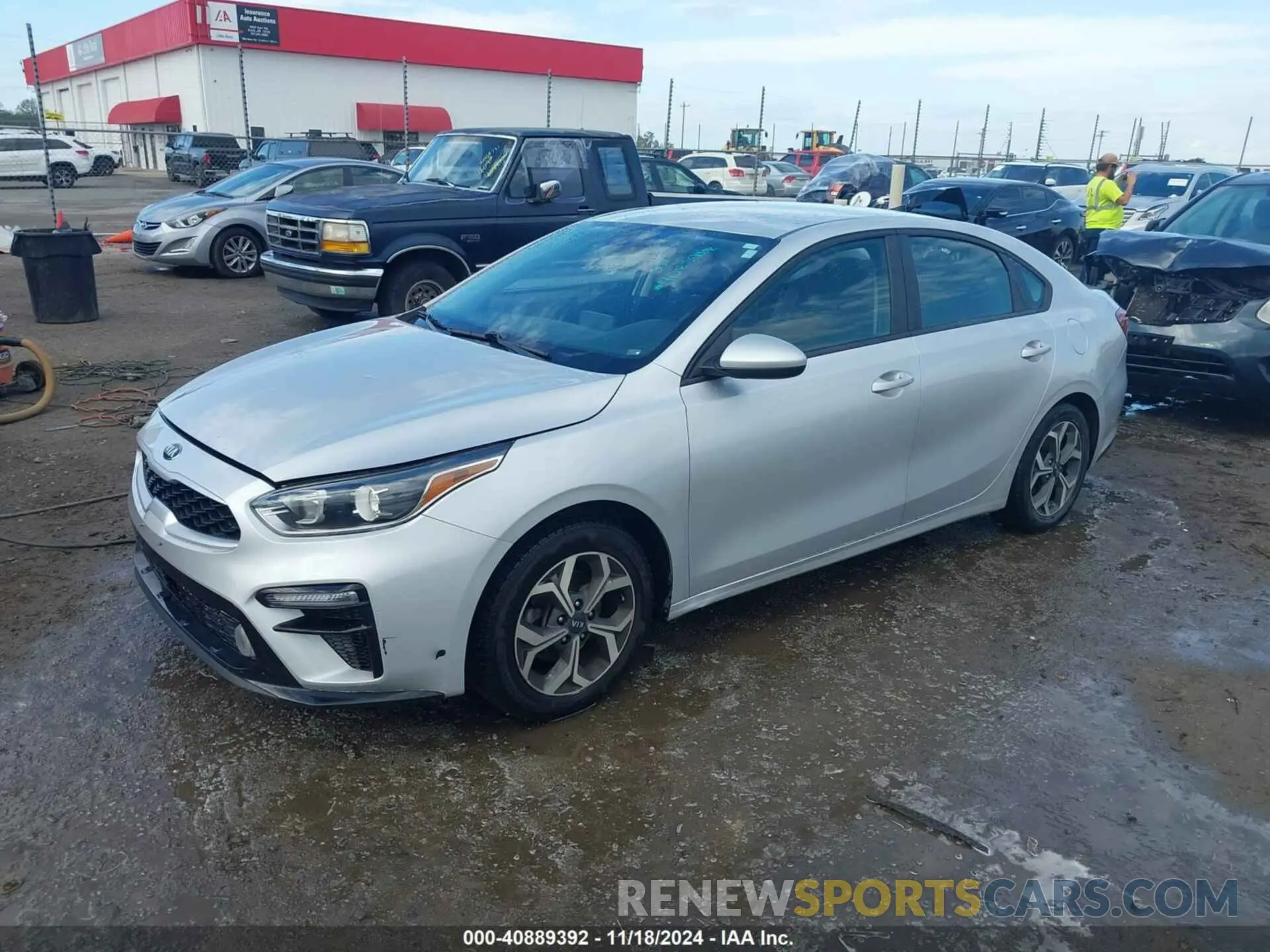 2 fotografías del automóvil dañado 3KPF24AD4ME338334 KIA FORTE 2021