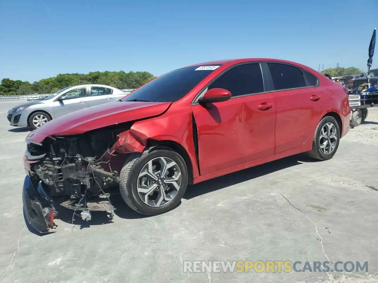 1 fotografías del automóvil dañado 3KPF24AD4ME344120 KIA FORTE 2021