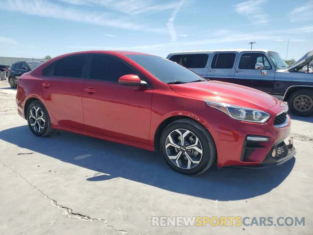 4 fotografías del automóvil dañado 3KPF24AD4ME344120 KIA FORTE 2021