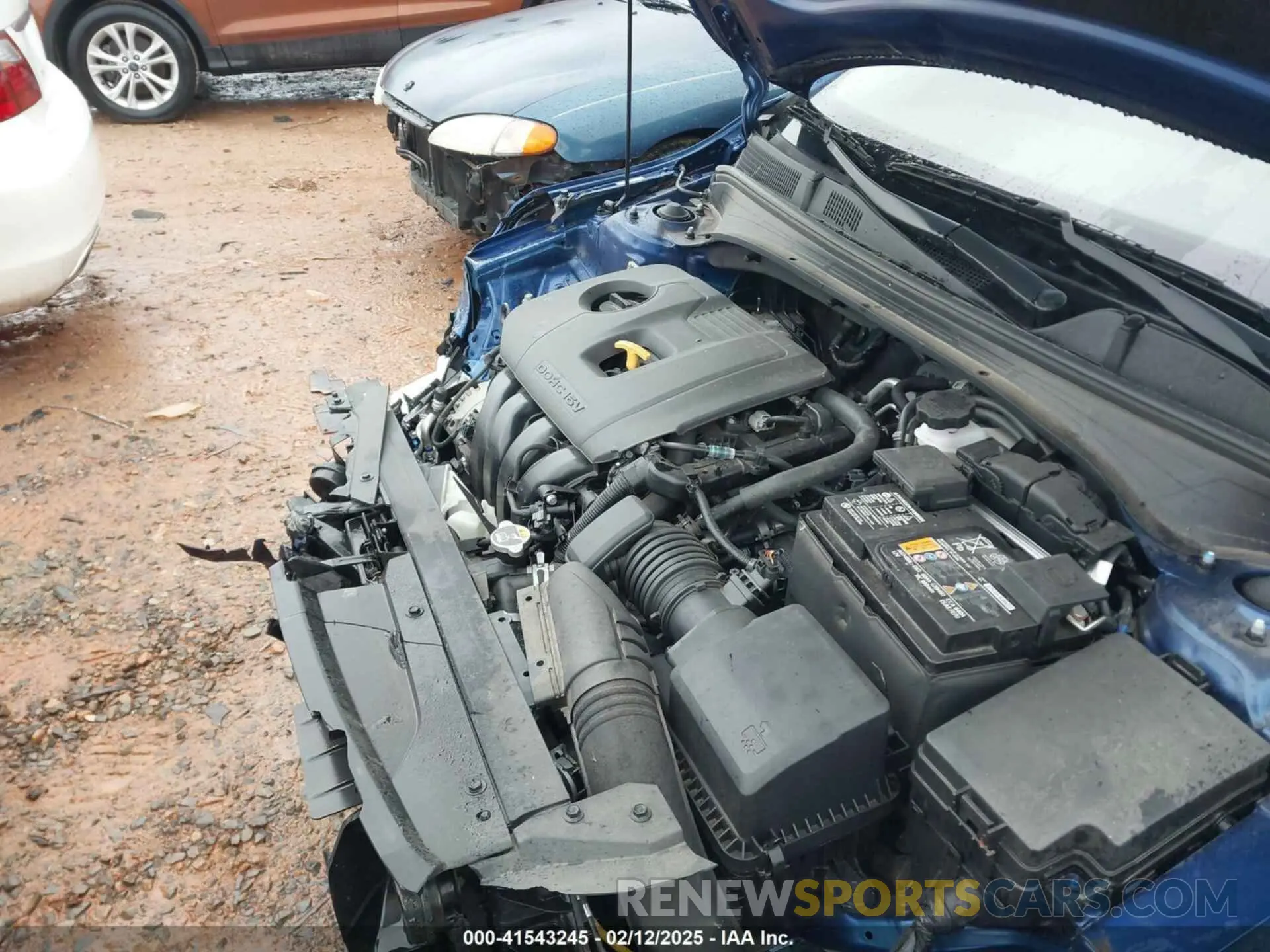 10 fotografías del automóvil dañado 3KPF24AD4ME380180 KIA FORTE 2021