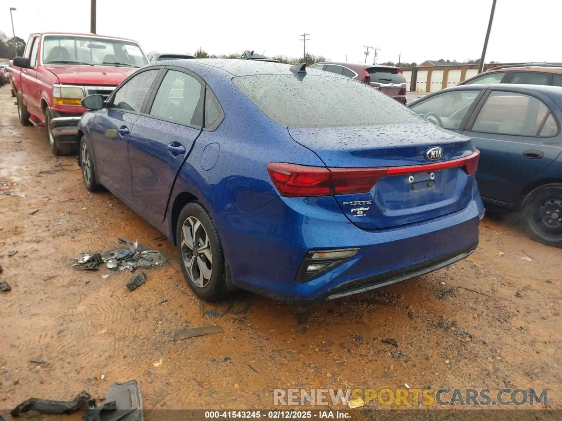 3 fotografías del automóvil dañado 3KPF24AD4ME380180 KIA FORTE 2021