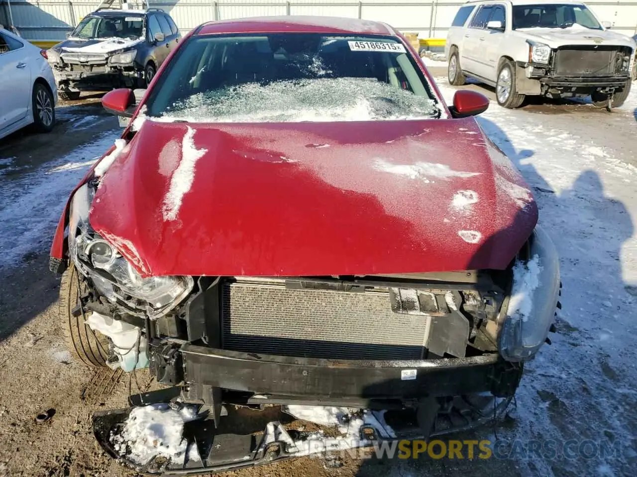 5 fotografías del automóvil dañado 3KPF24AD4ME386979 KIA FORTE 2021
