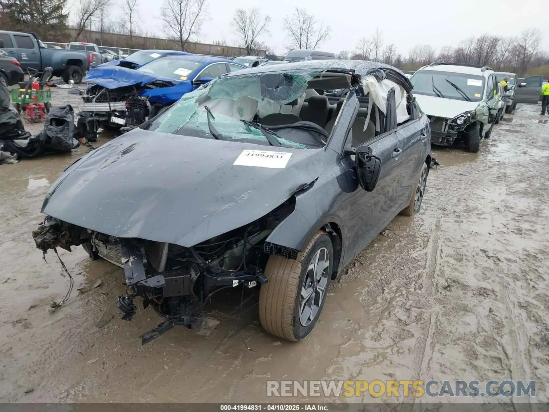 2 fotografías del automóvil dañado 3KPF24AD6ME300801 KIA FORTE 2021