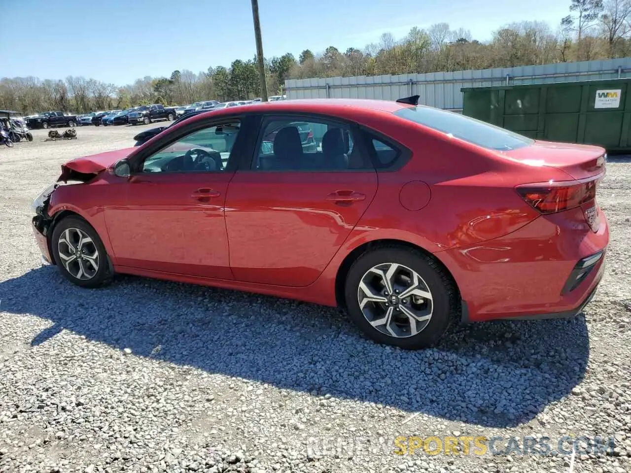 2 fotografías del automóvil dañado 3KPF24AD6ME346256 KIA FORTE 2021