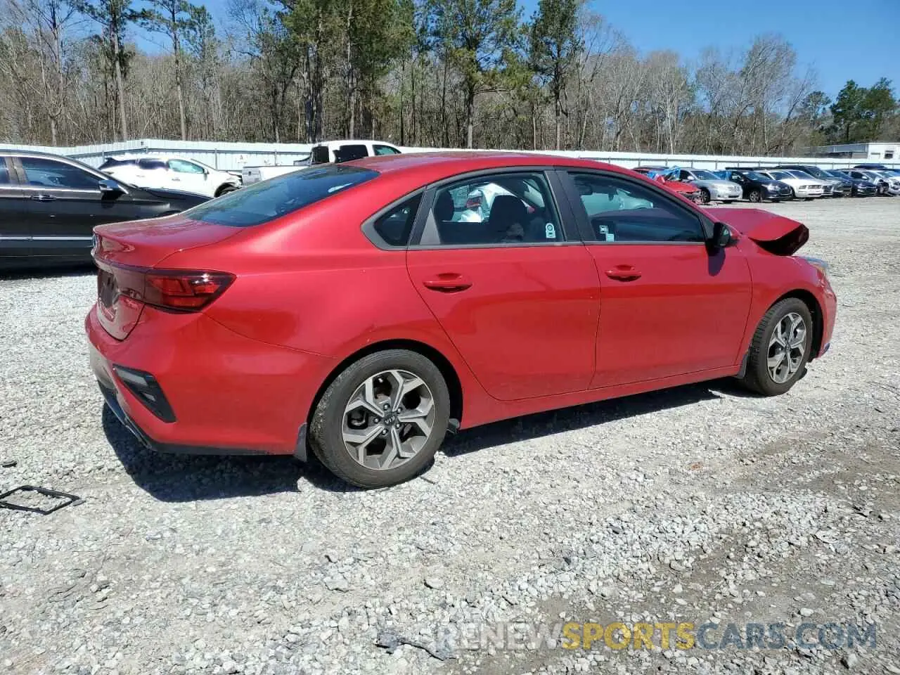 3 fotografías del automóvil dañado 3KPF24AD6ME346256 KIA FORTE 2021