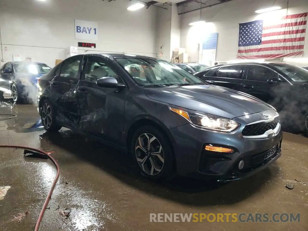 4 fotografías del automóvil dañado 3KPF24AD6ME377992 KIA FORTE 2021