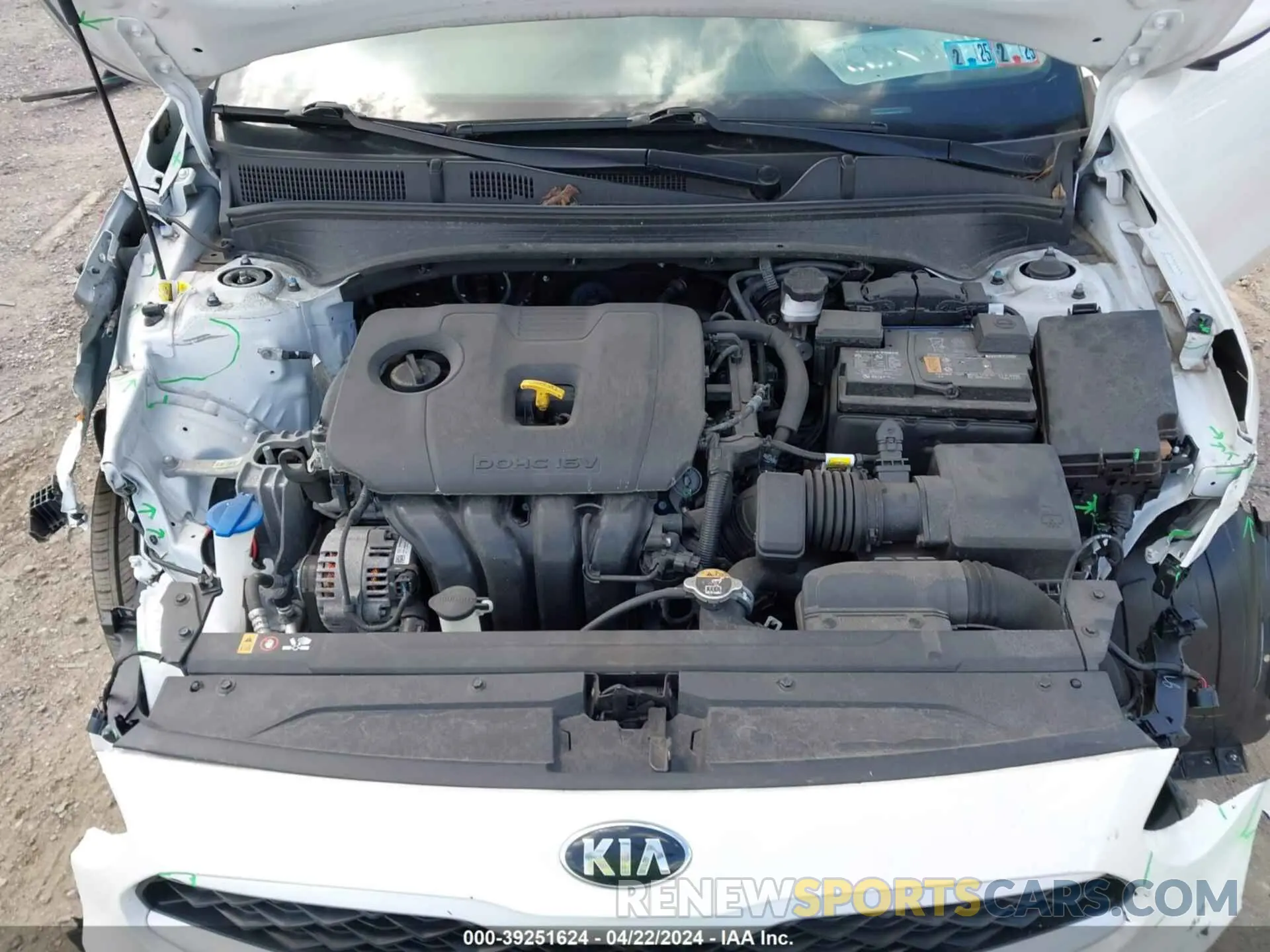 10 fotografías del automóvil dañado 3KPF24AD6ME386370 KIA FORTE 2021