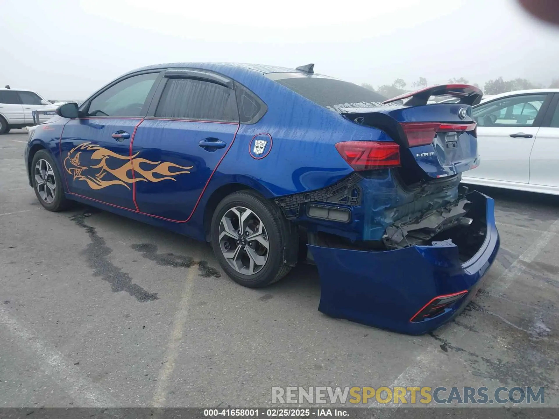 3 fotografías del automóvil dañado 3KPF24AD7ME268764 KIA FORTE 2021