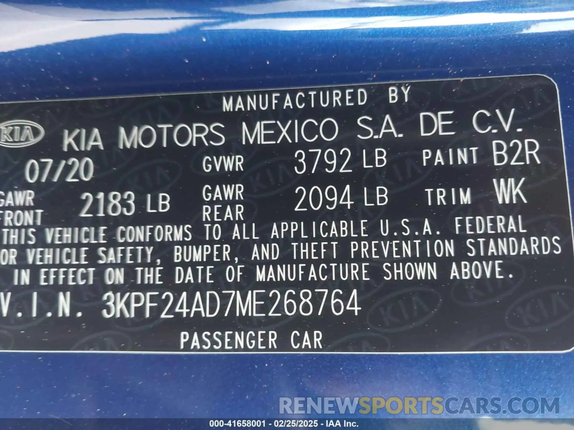 9 fotografías del automóvil dañado 3KPF24AD7ME268764 KIA FORTE 2021