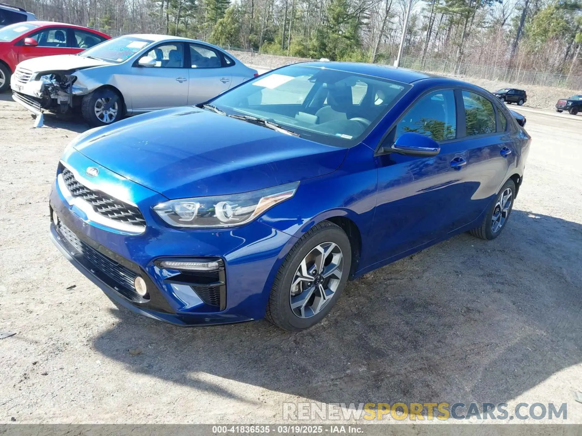 2 fotografías del automóvil dañado 3KPF24AD7ME284348 KIA FORTE 2021