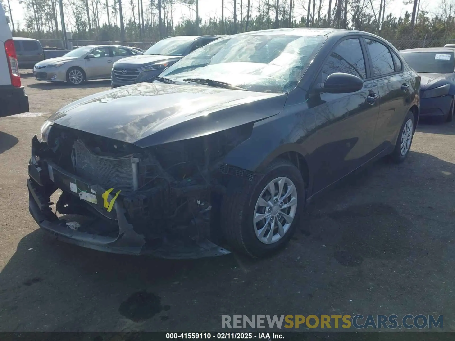 2 fotografías del automóvil dañado 3KPF24AD7ME289128 KIA FORTE 2021