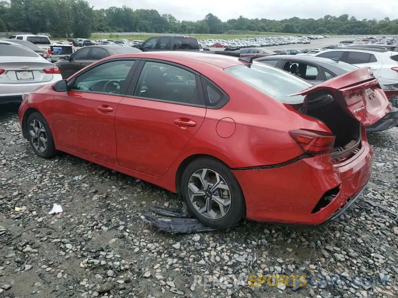 2 fotografías del automóvil dañado 3KPF24AD7ME341146 KIA FORTE 2021
