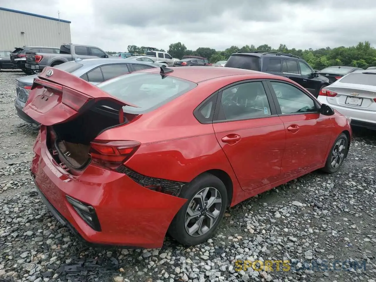 3 fotografías del automóvil dañado 3KPF24AD7ME341146 KIA FORTE 2021