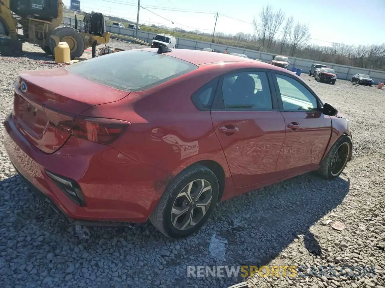 3 fotografías del automóvil dañado 3KPF24AD7ME383798 KIA FORTE 2021