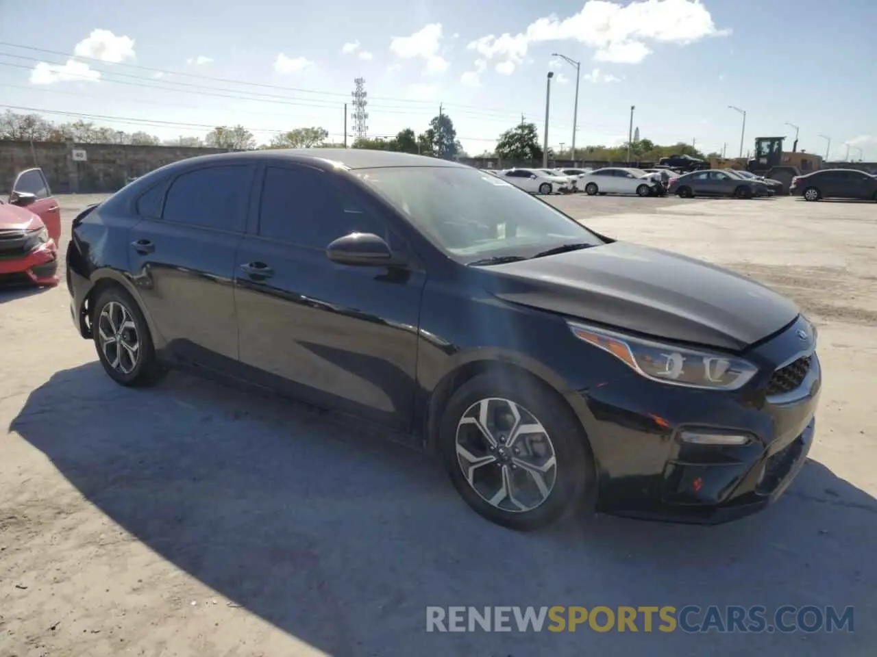 4 fotografías del automóvil dañado 3KPF24AD8ME280065 KIA FORTE 2021