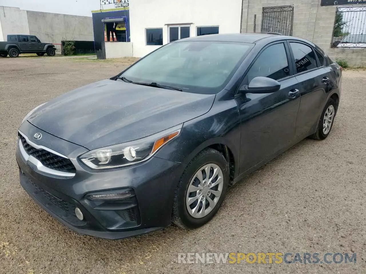 2 fotografías del automóvil dañado 3KPF24AD8ME301058 KIA FORTE 2021
